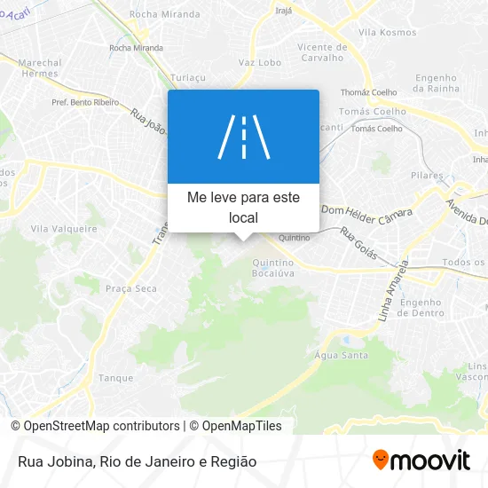 Rua Jobina mapa