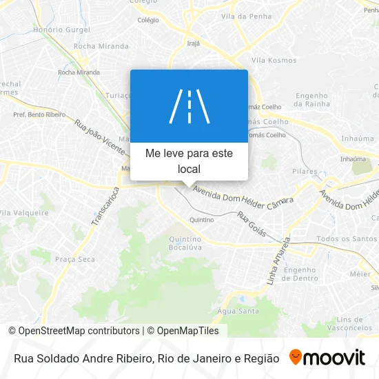 Rua Soldado Andre Ribeiro mapa