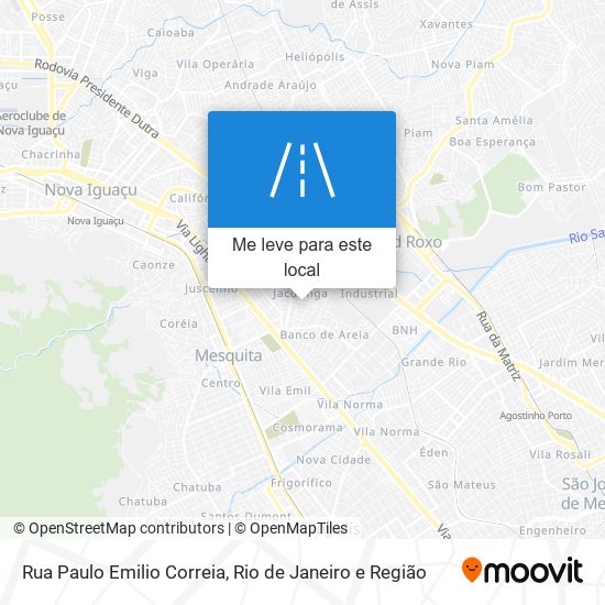 Rua Paulo Emilio Correia mapa