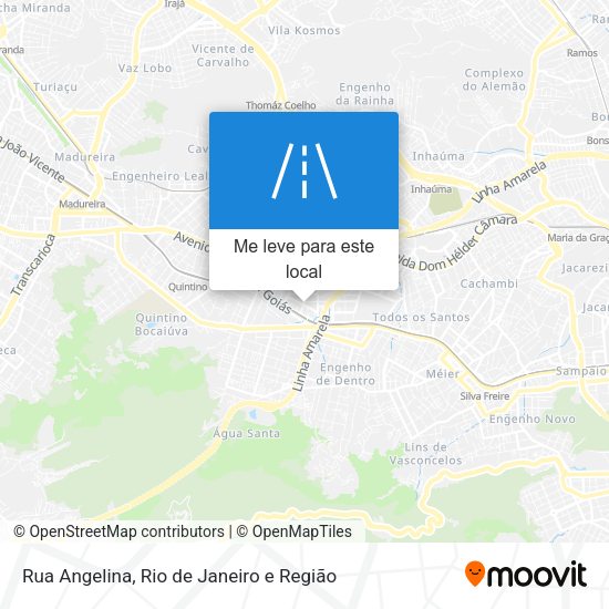 Rua Angelina mapa