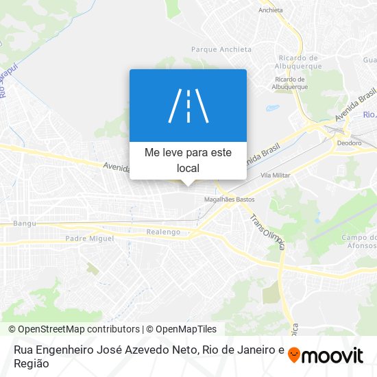 Rua Engenheiro José Azevedo Neto mapa