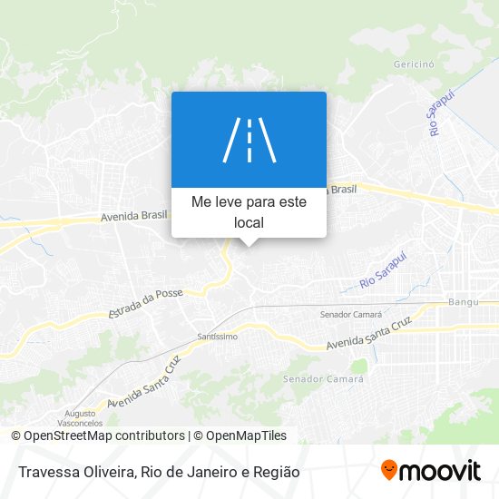 Travessa Oliveira mapa