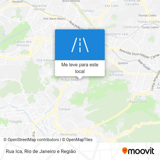 Rua Ica mapa