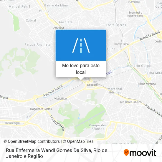 Rua Enfermeira Wandi Gomes Da Silva mapa