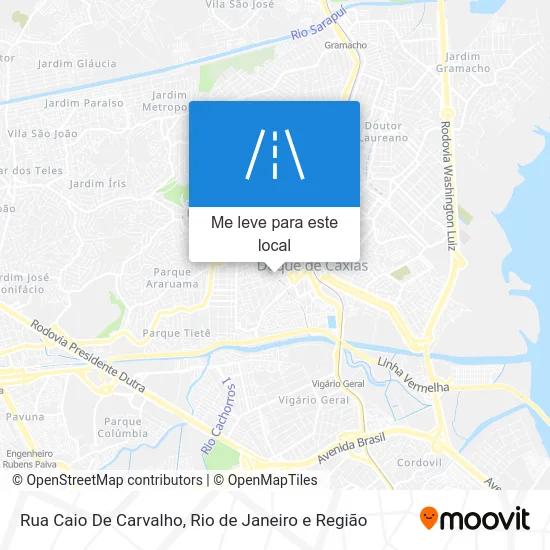 Rua Caio De Carvalho mapa