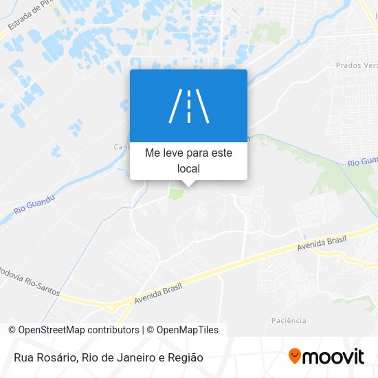 Rua Rosário mapa