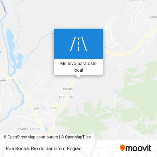 Rua Rocha mapa