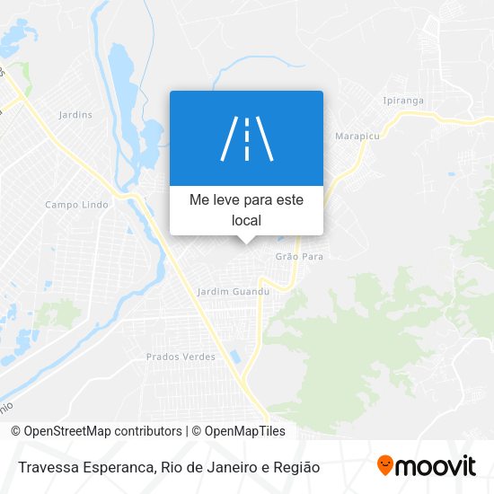 Travessa Esperanca mapa