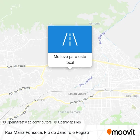 Rua Maria Fonseca mapa