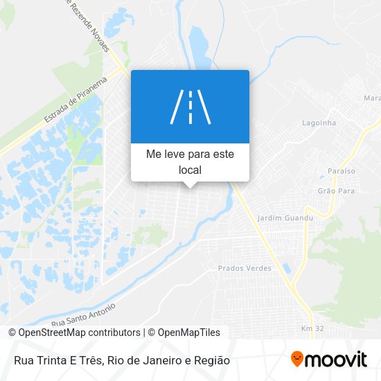 Rua Trinta E Três mapa