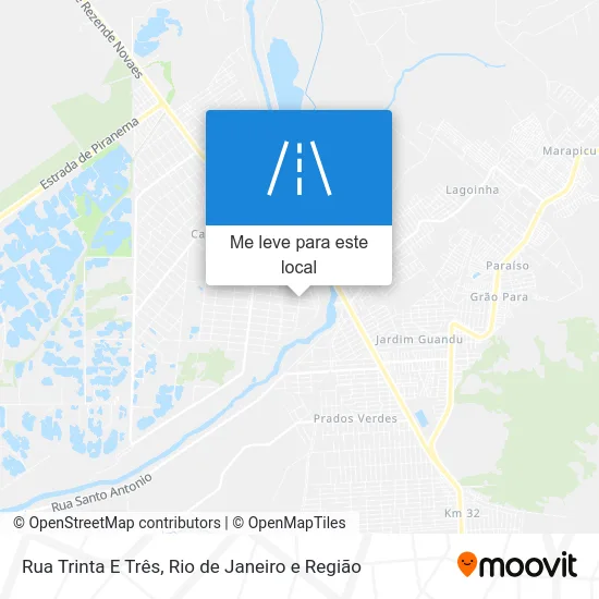 Rua Trinta E Três mapa