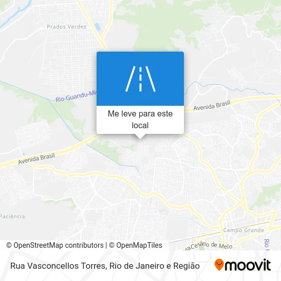 Rua Vasconcellos Torres mapa