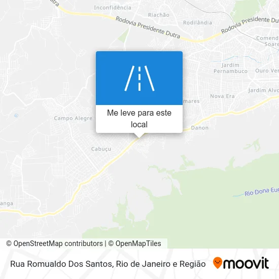 Rua Romualdo Dos Santos mapa