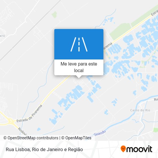 Rua Lisboa mapa