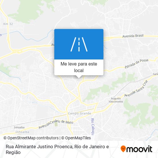 Rua Almirante Justino Proenca mapa
