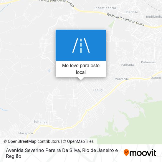 Avenida Severino Pereira Da Silva mapa