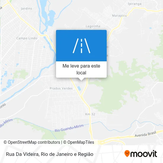 Rua Da Videira mapa