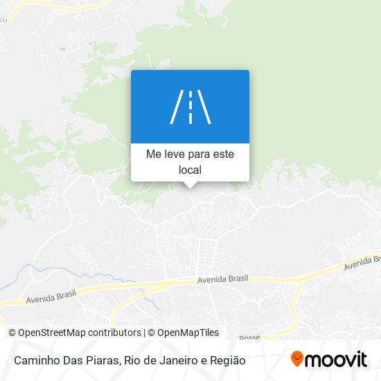 Caminho Das Piaras mapa