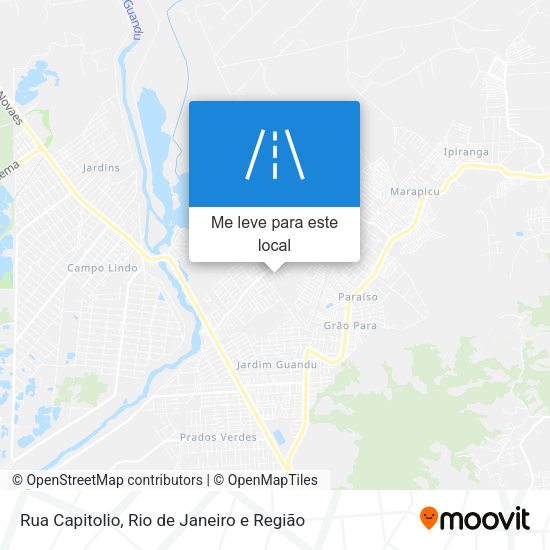 Rua Capitolio mapa