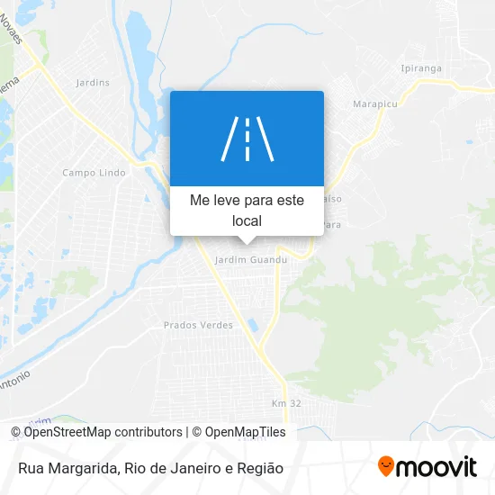 Rua Margarida mapa