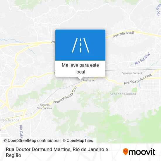 Rua Doutor Dormund Martins mapa
