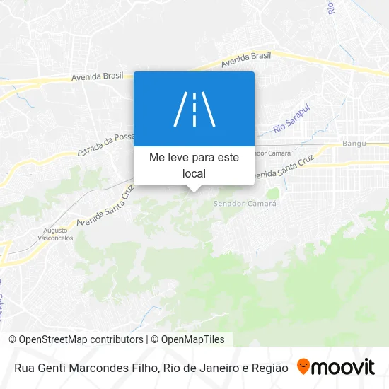Rua Genti Marcondes Filho mapa