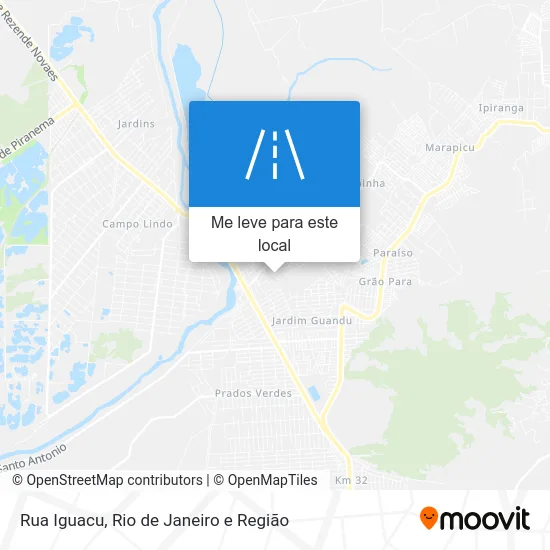 Rua Iguacu mapa