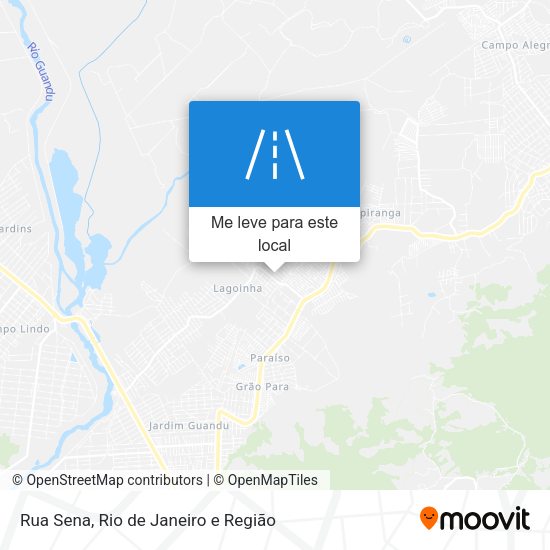 Rua Sena mapa