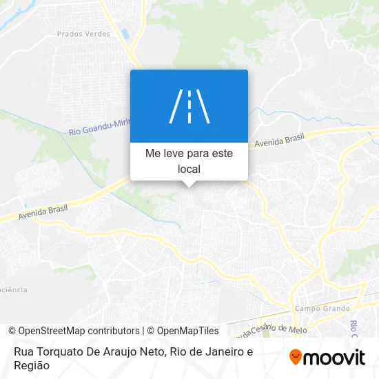 Rua Torquato De Araujo Neto mapa