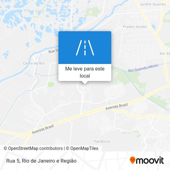 Rua 5 mapa