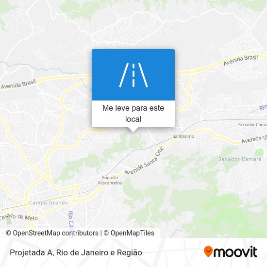 Projetada A mapa