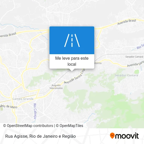 Rua Agisse mapa