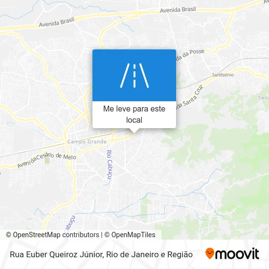 Rua Euber Queiroz Júnior mapa