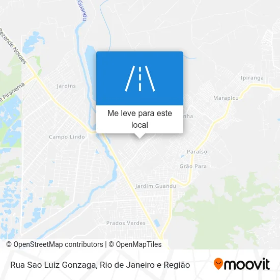 Rua Sao Luiz Gonzaga mapa