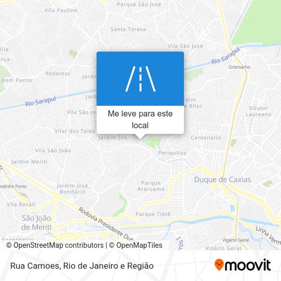 Rua Camoes mapa