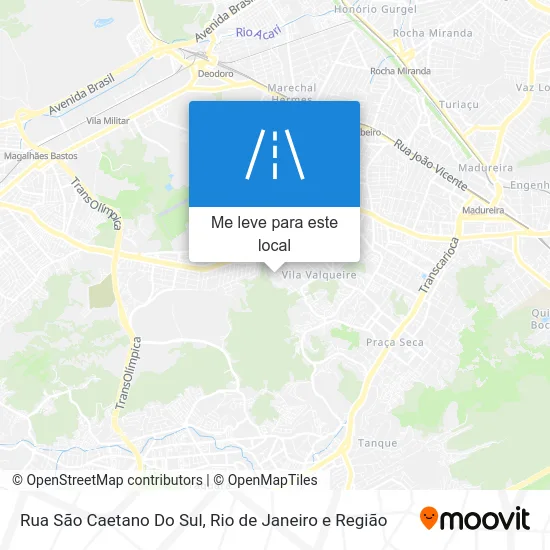 Rua São Caetano Do Sul mapa