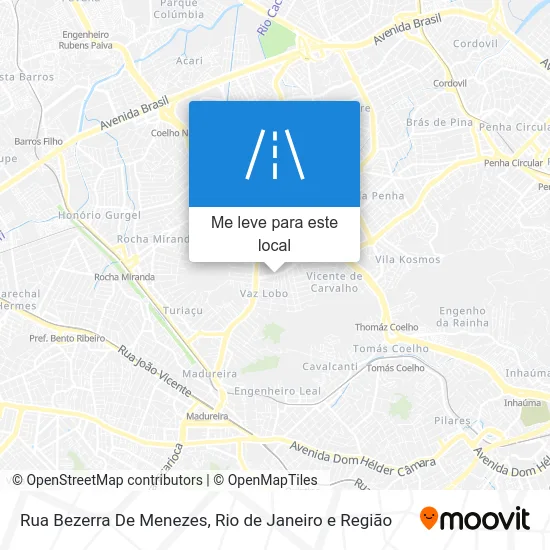 Rua Bezerra De Menezes mapa