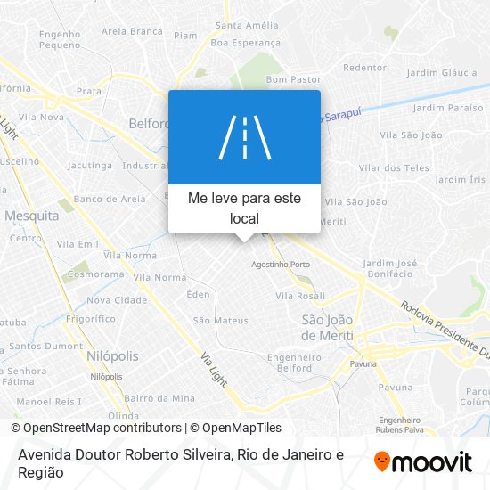 Avenida Doutor Roberto Silveira mapa