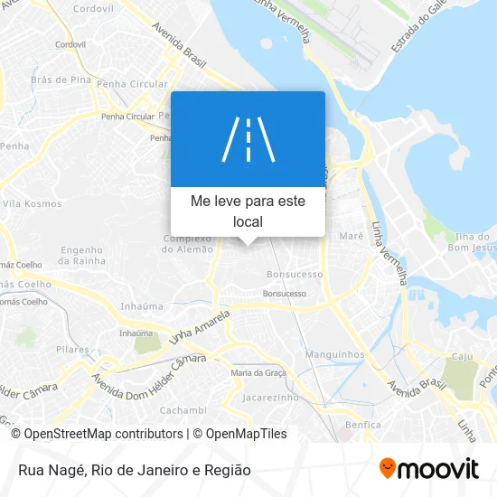Rua Nagé mapa