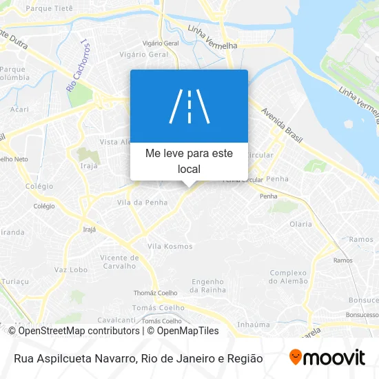 Rua Aspilcueta Navarro mapa