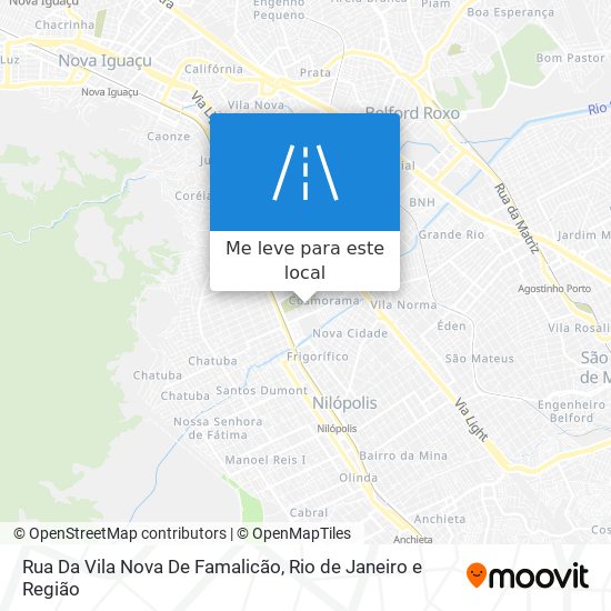 Rua Da Vila Nova De Famalicão mapa