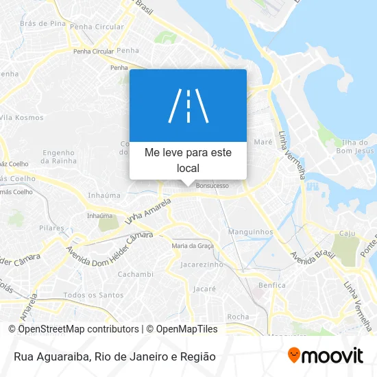 Rua Aguaraiba mapa