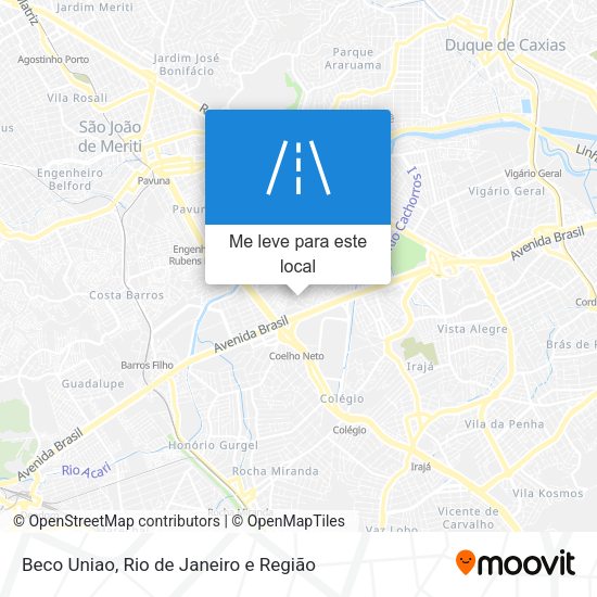Beco Uniao mapa