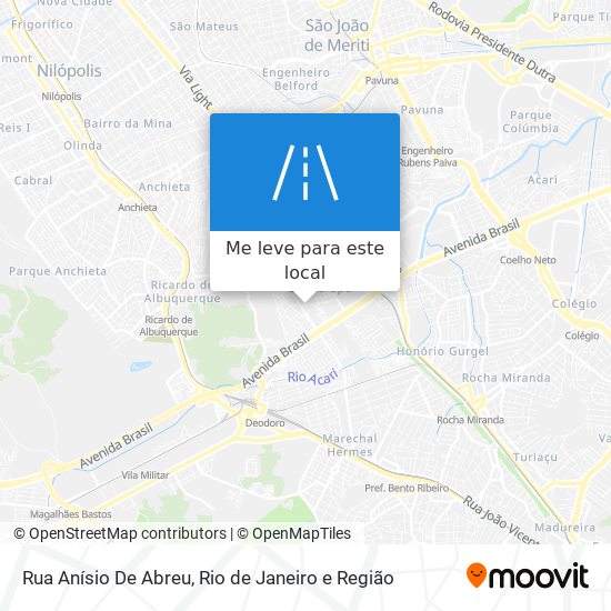 Rua Anísio De Abreu mapa