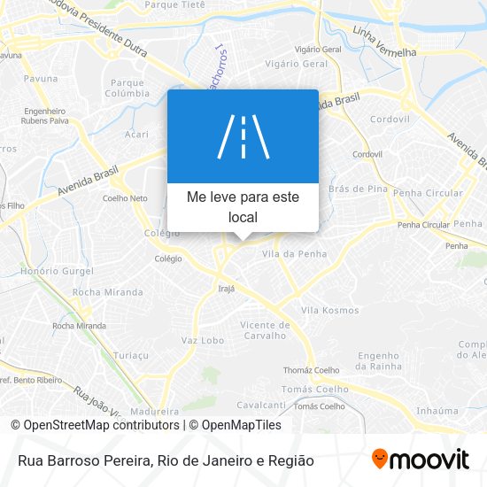 Rua Barroso Pereira mapa