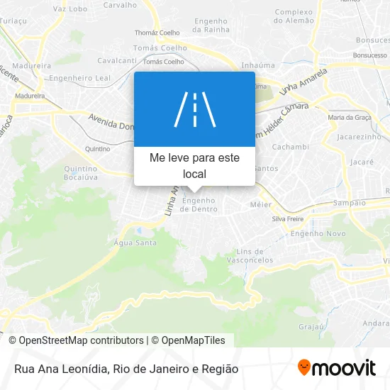 Rua Ana Leonídia mapa