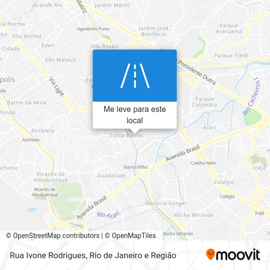 Rua Ivone Rodrigues mapa