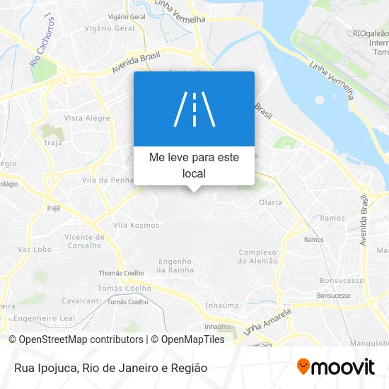 Rua Ipojuca mapa