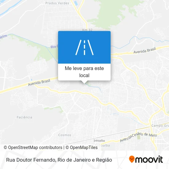 Rua Doutor Fernando mapa