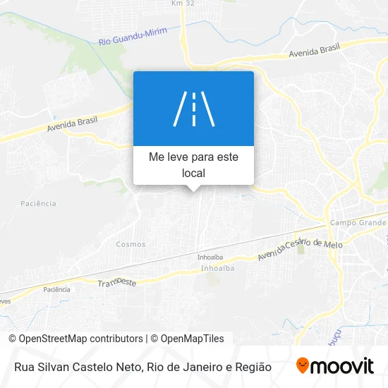 Rua Silvan Castelo Neto mapa